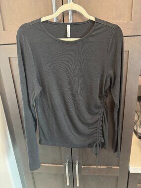 Zengjo Brand black long sleeve top! Never worn.